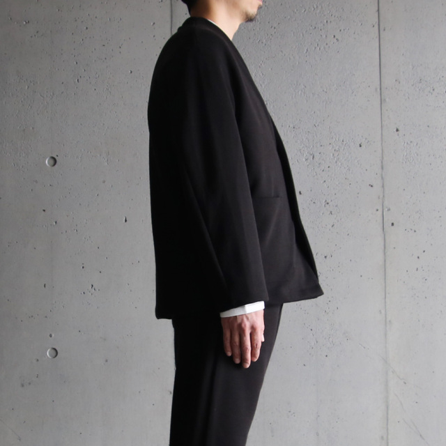 LA MOND,ラモンド,Thermo Twill No Collar Jacket