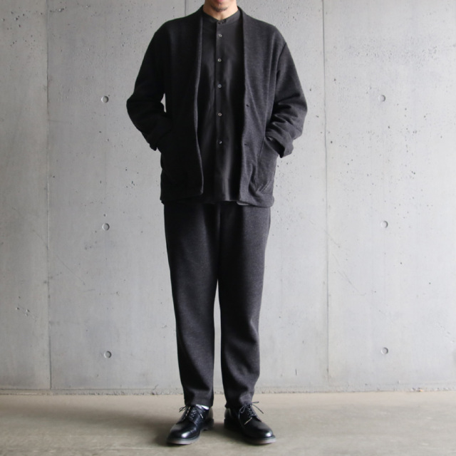 LA MOND,ラモンド,Thermo Twill No Collar Jacket