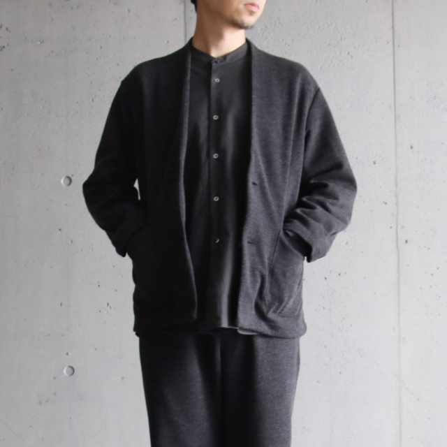 LA MOND,ラモンド,Thermo Twill No Collar Jacket