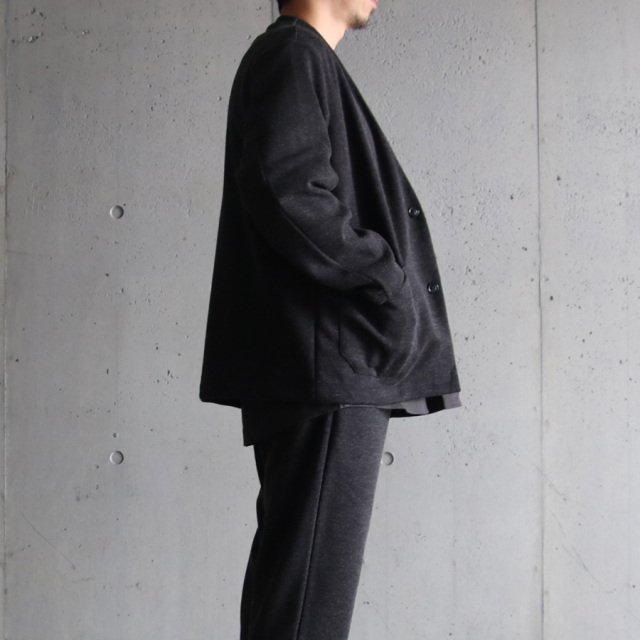 LA MOND,ラモンド,Thermo Twill No Collar Jacket