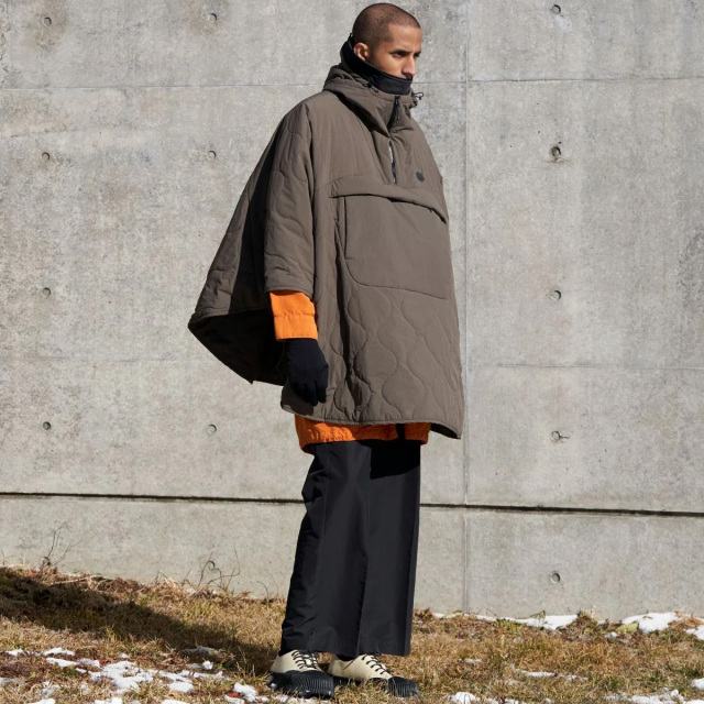 LANTERN （ランタン） [ HEATING PONCHO ] ヒーティングポンチョ (BROWN)