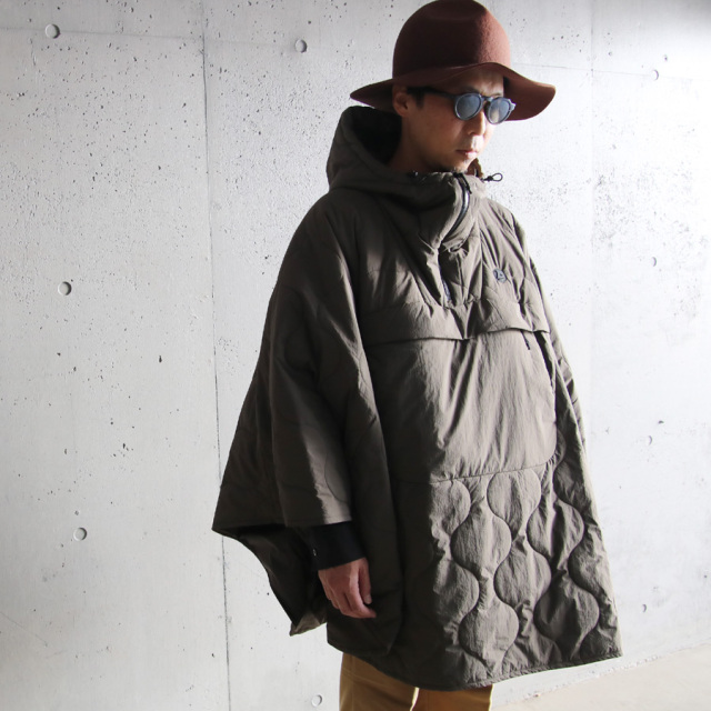 LANTERN （ランタン） [ HEATING PONCHO ] ヒーティングポンチョ (BROWN)