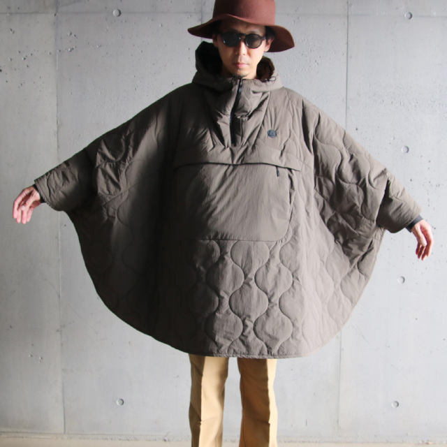 LANTERN （ランタン） [ HEATING PONCHO ] ヒーティングポンチョ (BROWN)