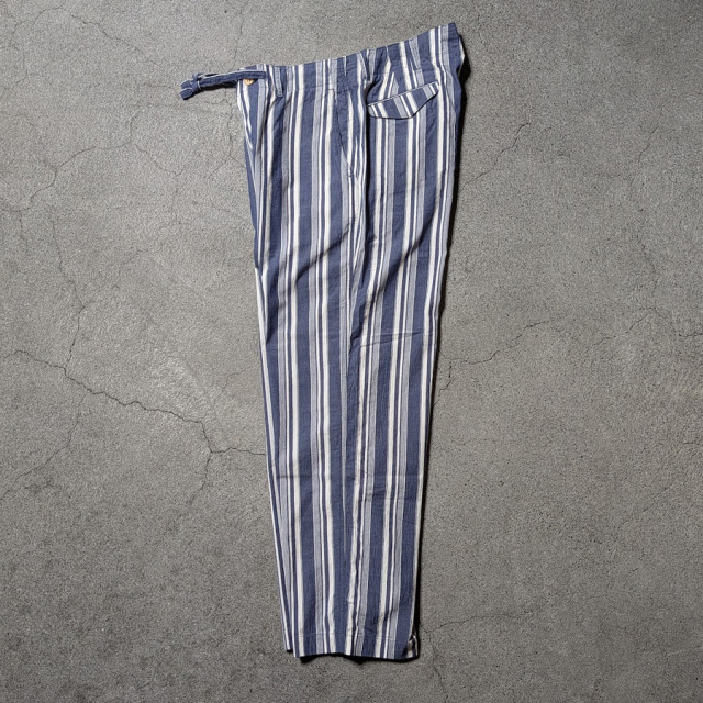 MASTER&CO,マスターアンドコー,MASTER&CO 通販,MASTER&CO 東京取り扱い店舗,striped cotton long trousers/drawstring