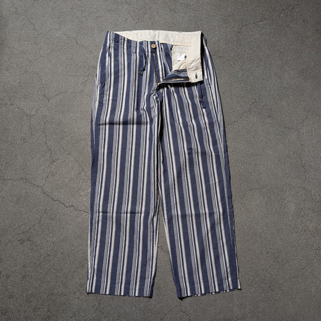 MASTER&CO,マスターアンドコー,MASTER&CO 通販,MASTER&CO 東京取り扱い店舗,striped cotton long trousers/drawstring