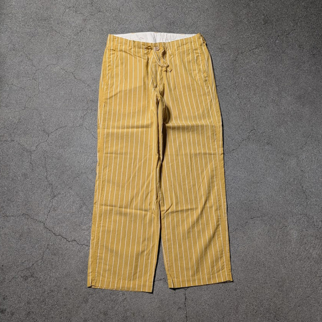 MASTER&CO,マスターアンドコー,MASTER&CO 通販,MASTER&CO 東京取り扱い店舗,striped cotton long trousers/drawstring