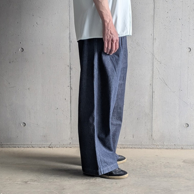 MASTER & CO（マスターアンドコー） [ ONE WASHED DENIM WIDE