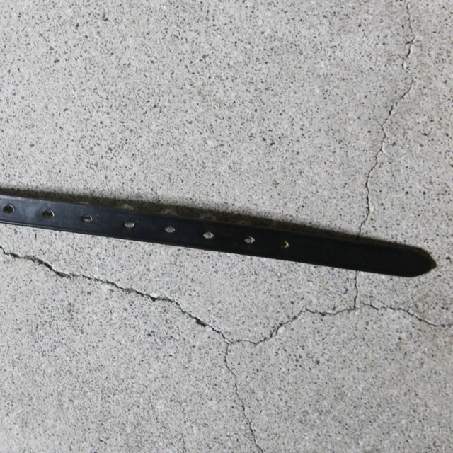 MARTIN FAIZEYマーティンフェイジー黒シルバー革ベルト MARTIN FAIZEY (マーティンフェイジー） 1.25インチ（30mm