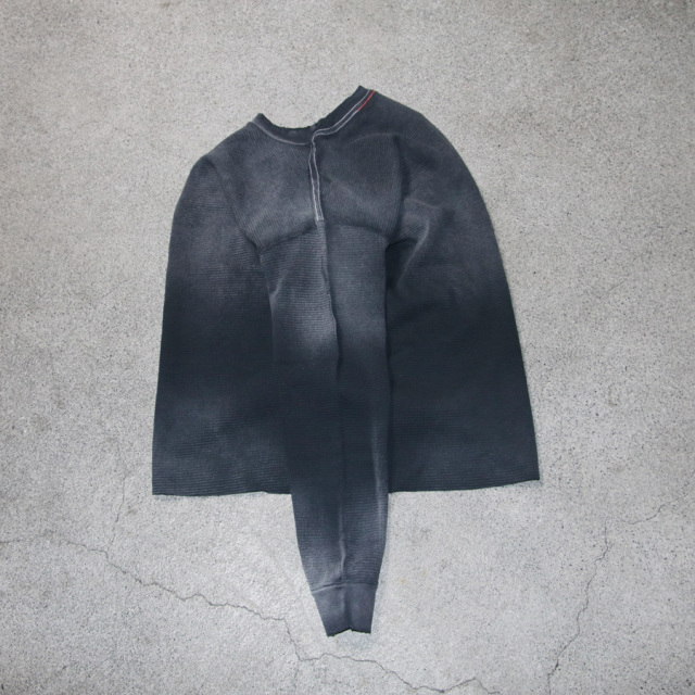 MOOJI MOOJI ,ムージームージー,made in usa,フェード加工,classic waffle thermal aged,moo-25f-9