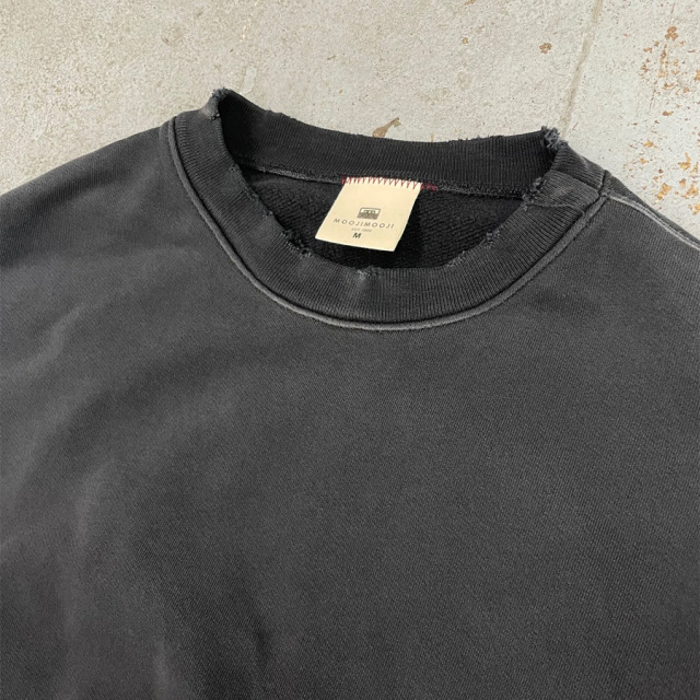 MOOJI MOOJI ,ムージームージー,MOOJI MOOJI 東京取り扱い店舗,MOOJI MOOJI 通販,OVERSIZE KANGAROO POCKET CREW AGED