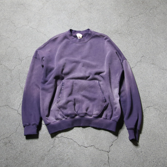 MOOJI MOOJI ,ムージームージー,MOOJI MOOJI 東京取り扱い店舗,MOOJI MOOJI 通販,OVERSIZE KANGAROO POCKET CREW AGED