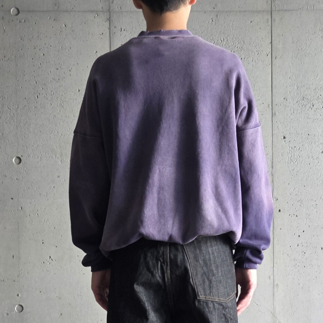 MOOJI MOOJI ,ムージームージー,MOOJI MOOJI 東京取り扱い店舗,MOOJI MOOJI 通販,OVERSIZE KANGAROO POCKET CREW AGED