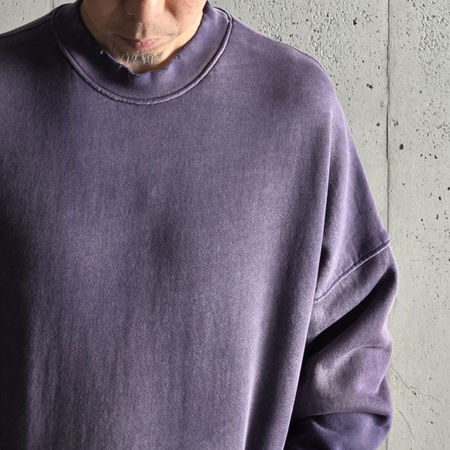 MOOJI MOOJI ,ムージームージー,MOOJI MOOJI 東京取り扱い店舗,MOOJI MOOJI 通販,OVERSIZE KANGAROO POCKET CREW AGED