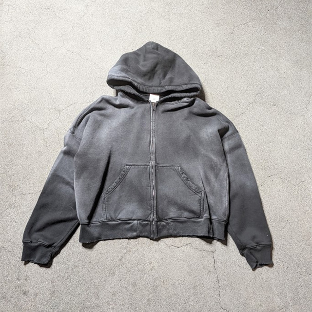 MOOJI MOOJI ,ムージームージー,MOOJI MOOJI 東京取り扱い店舗,MOOJI MOOJI 通販,Oversized Zip Up Hoodie