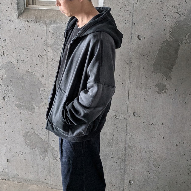 MOOJI MOOJI ,ムージームージー,MOOJI MOOJI 東京取り扱い店舗,MOOJI MOOJI 通販,Oversized Zip Up Hoodie