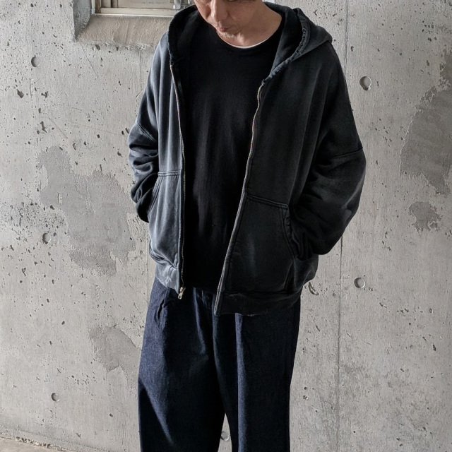 MOOJI MOOJI ,ムージームージー,MOOJI MOOJI 東京取り扱い店舗,MOOJI MOOJI 通販,Oversized Zip Up Hoodie
