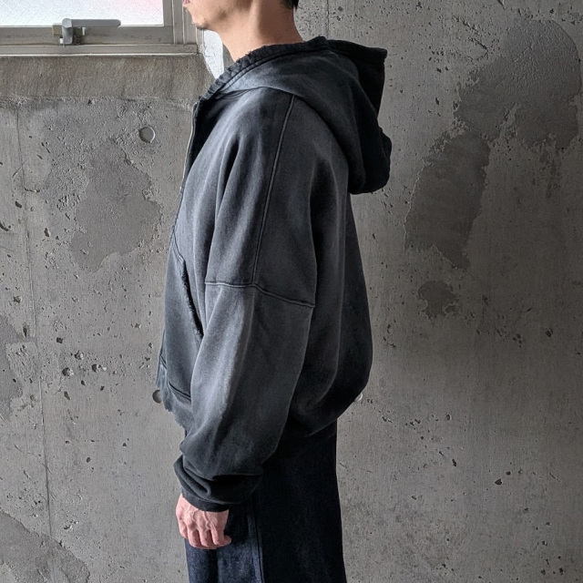 MOOJI MOOJI ,ムージームージー,MOOJI MOOJI 東京取り扱い店舗,MOOJI MOOJI 通販,Oversized Zip Up Hoodie