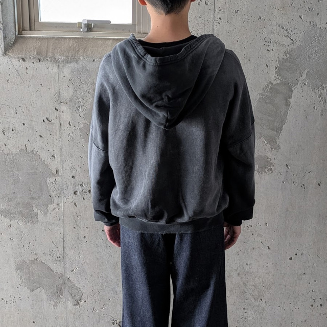 MOOJI MOOJI ,ムージームージー,MOOJI MOOJI 東京取り扱い店舗,MOOJI MOOJI 通販,Oversized Zip Up Hoodie