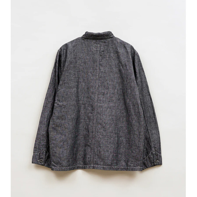 nepia【Nigel Cabourn】リネンジャケット 48 グレー Nigel Cabourn ナイジェルケーボン リネン ピンオックス フレンチ
