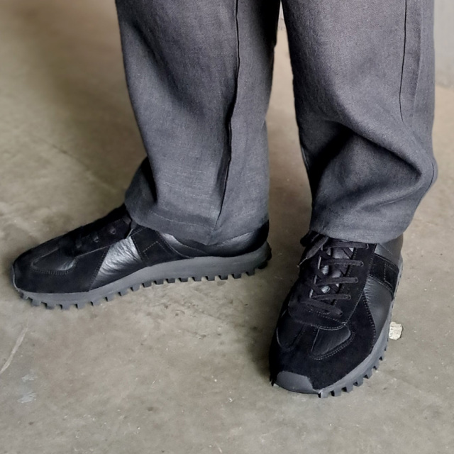 novesta,ノベスタ,GERMAN TRAINER LEATHER TRAIL, BLACK,novesta 通販,novesta 東京取り扱い店舗