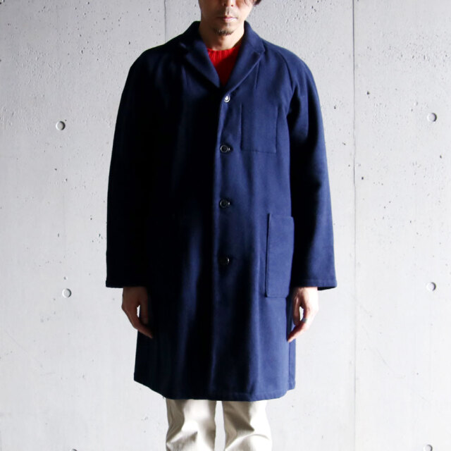 re made in tokyo japan,アールイー,アールイーメイドイントウキョウジャパン,,Cotton Melton A-line Coat