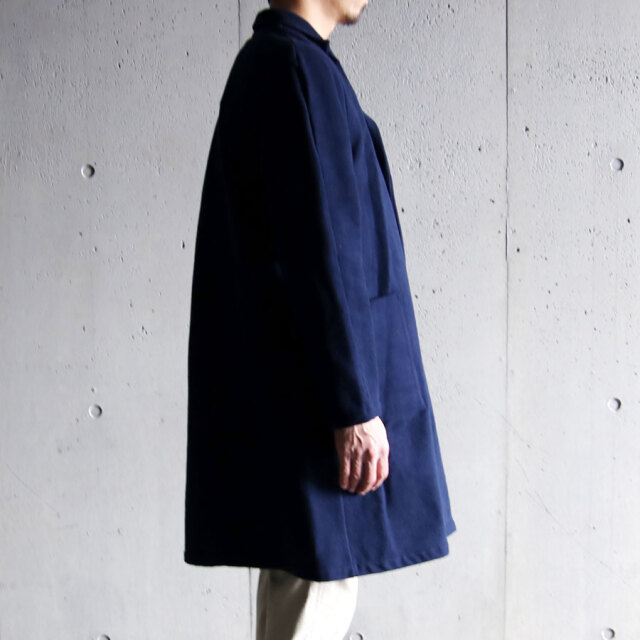 re made in tokyo japan,アールイー,アールイーメイドイントウキョウジャパン,,Cotton Melton A-line Coat
