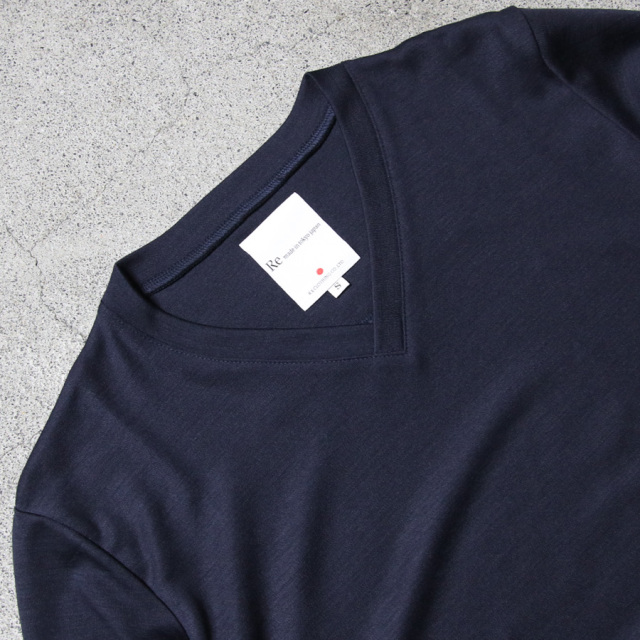 Re 東京取り扱い店舗,Re 通販,Re made in tokyo japan,アールイーメイドイントウキョウジャパン,dress wool knit v-neck