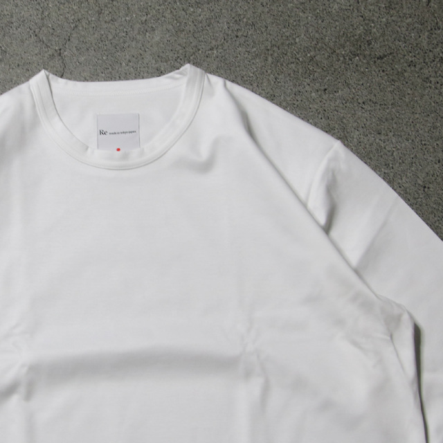 Re 東京取り扱い店舗,Re 通販,Re made in tokyo japan,アールイーメイドイントウキョウジャパン,tokyo made wide dress t (l/s),5024a-ct