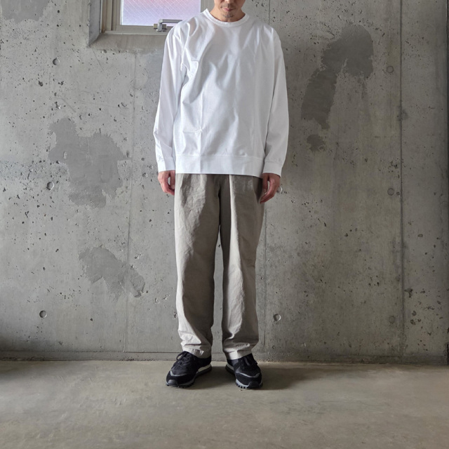 Re 東京取り扱い店舗,Re 通販,Re made in tokyo japan,アールイーメイドイントウキョウジャパン,tokyo made wide dress t (l/s),5024a-ct