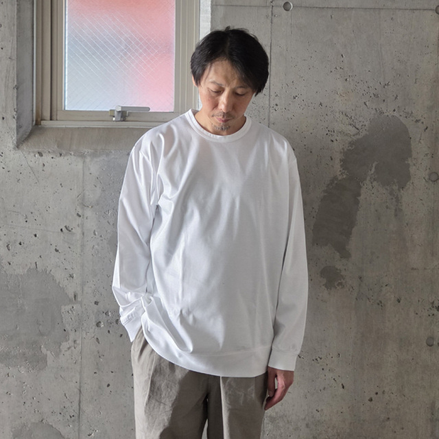 Re 東京取り扱い店舗,Re 通販,Re made in tokyo japan,アールイーメイドイントウキョウジャパン,tokyo made wide dress t (l/s),5024a-ct