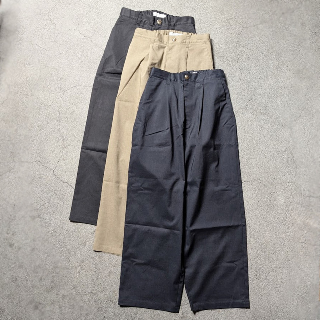 Re 東京取り扱い店舗,Re 通販,Re made in tokyo japan,アールイーメイドイントウキョウジャパン, ramie solotex twill tuck wide pts