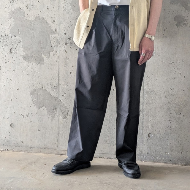 Re 東京取り扱い店舗,Re 通販,Re made in tokyo japan,アールイーメイドイントウキョウジャパン, ramie solotex twill tuck wide pts
