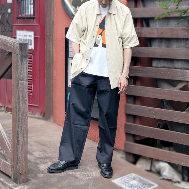 Re 東京取り扱い店舗,Re 通販,Re made in tokyo japan,アールイーメイドイントウキョウジャパン, ramie solotex twill tuck wide pts