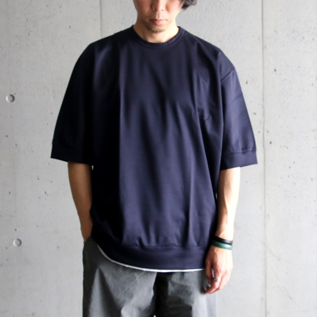 新品　SUPERMADE スパーメイド　リメイク　Tシャツ　レース　ネイビー 送料込 匿名配送 新品 SUPERMADE スパーメイド リメイク Tシャツ