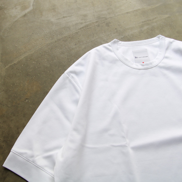 Re made in tokyo japan,アールイーメイドイントウキョウジャパン,6022s-ct,half sleeve wide dress t-shirts
