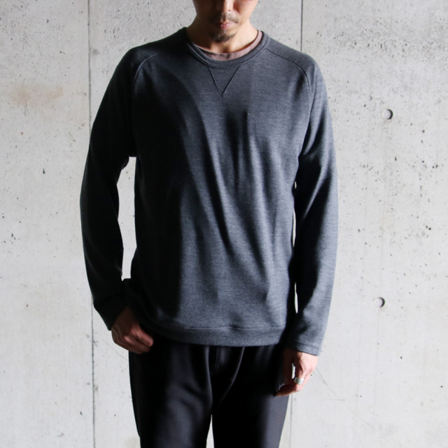 re made in tokyo japan,アールイー,アールイーメイドイントウキョウジャパン,Merino Wool Knit Crew Neck