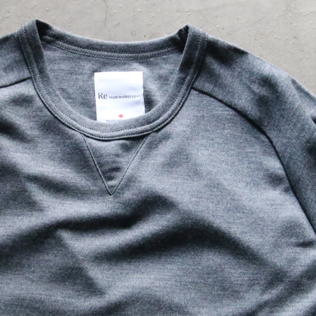 re made in tokyo japan,アールイー,アールイーメイドイントウキョウジャパン,Merino Wool Knit Crew Neck