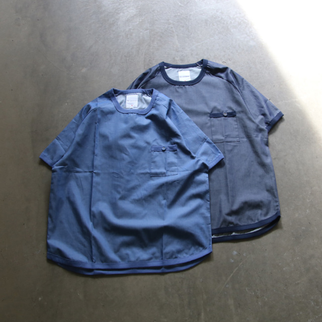 Re made in tokyo japan,Organic Cotton Chambray T-shirt,8922S-CT,アールイー