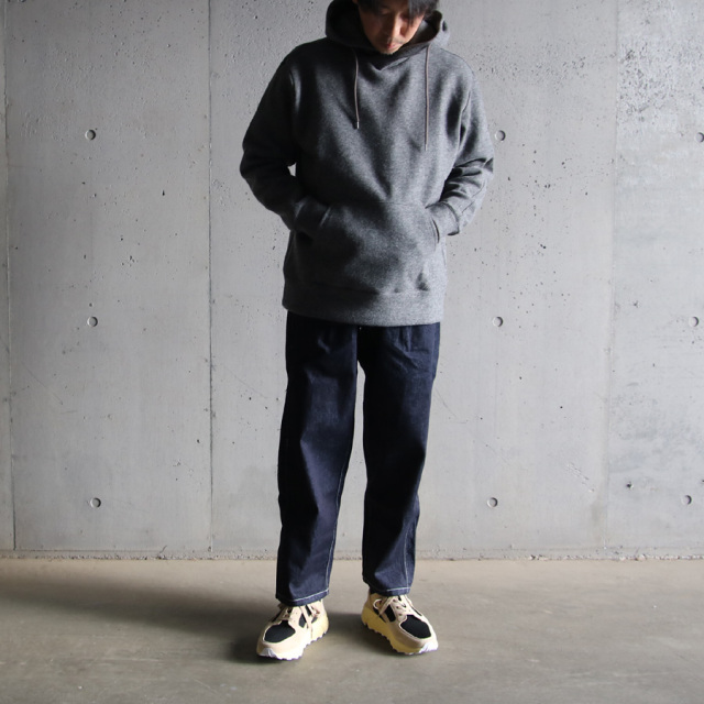 Re made in tokyo japan,アールイー,7022a-ct,wool melton pull over parka