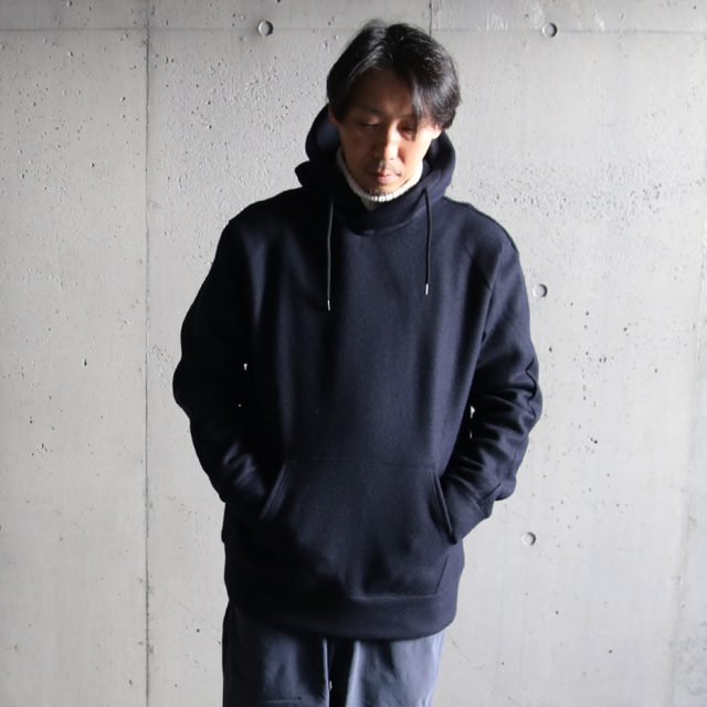 Re made in tokyo japan,アールイー,7022a-ct,wool melton pull over parka