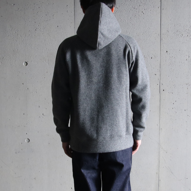 Re made in tokyo japan,アールイー,7022a-ct,wool melton pull over parka