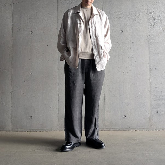 still by hand 通販,still by hand 東京取り扱い店舗,スティルバイハンド,BL01262,linen coverall