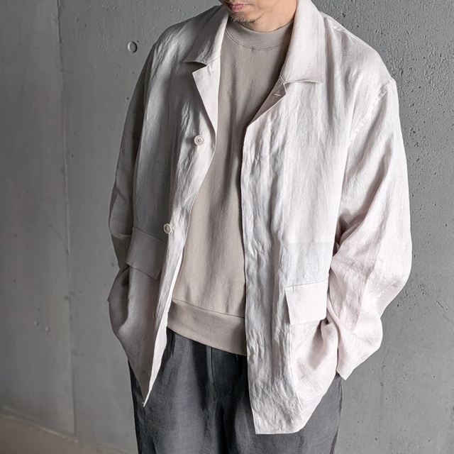 still by hand 通販,still by hand 東京取り扱い店舗,スティルバイハンド,BL01262,linen coverall