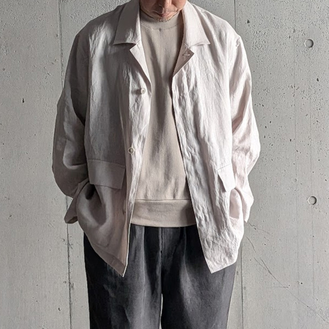 STILL BY HAND スティルバイハンド カバーオールジャケット M 46 STILL BY HAND - 【ラスト1点】ナイロン無双カバーオールジャケット