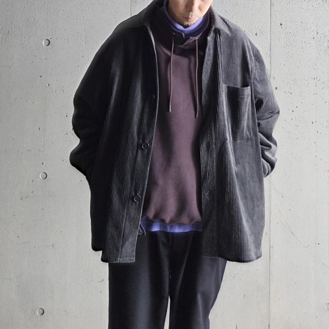 still by hand 通販,still by hand 東京取り扱い店舗,スティルバイハンド,Corduroy shirt jacket, BL02253