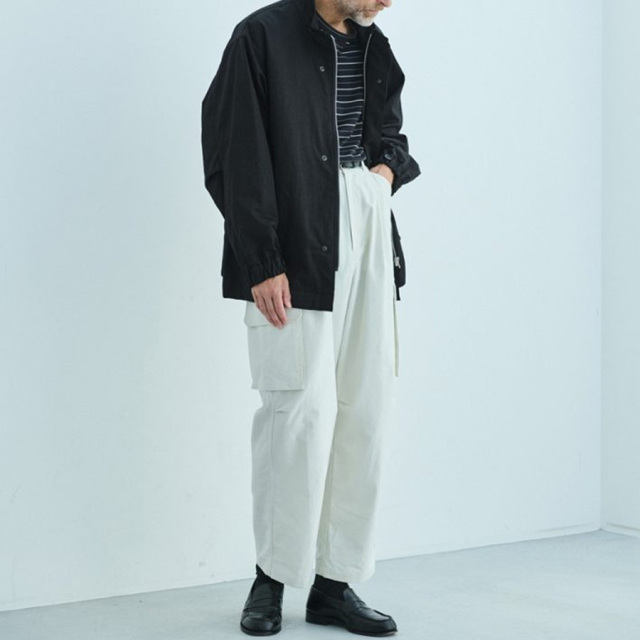 still by hand 通販,still by hand 東京取り扱い店舗,スティルバイハンド,BL02261,Stand collar blouson