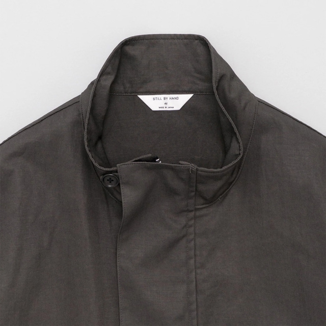 still by hand 通販,still by hand 東京取り扱い店舗,スティルバイハンド,BL02261,Stand collar blouson