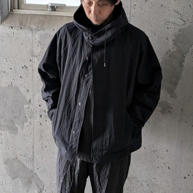 still by hand 通販,still by hand 東京取り扱い店舗,スティルバイハンド,crispy hooded blouson,bl03263