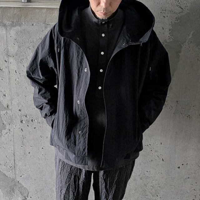 still by hand 通販,still by hand 東京取り扱い店舗,スティルバイハンド,crispy hooded blouson,bl03263