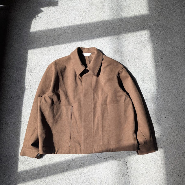 still by hand 通販,still by hand 東京取り扱い店舗,スティルバイハンド,Synthetic leather short blouson, BL07263